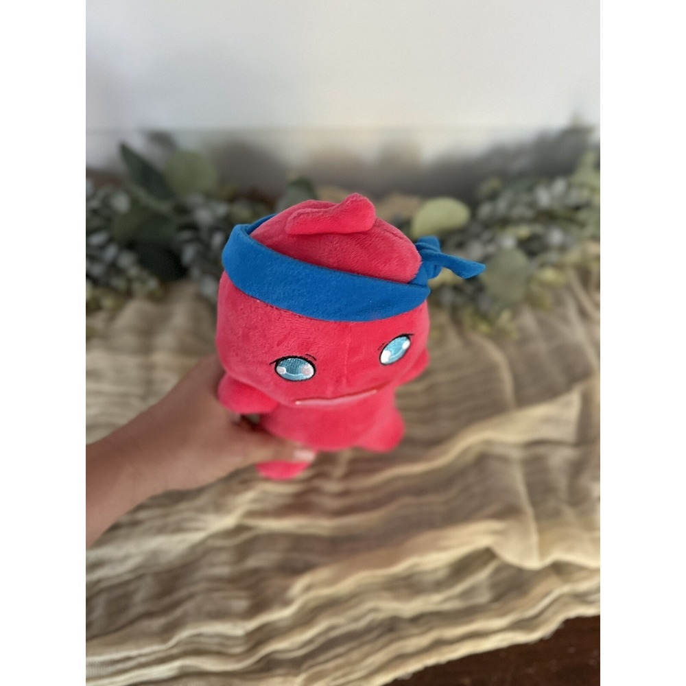 Wicked Cool Toys Ninja 8" Collector Plush Series 1 #05‎ Pon Pon Pink 8" WCT Red - Picture 5 of 7